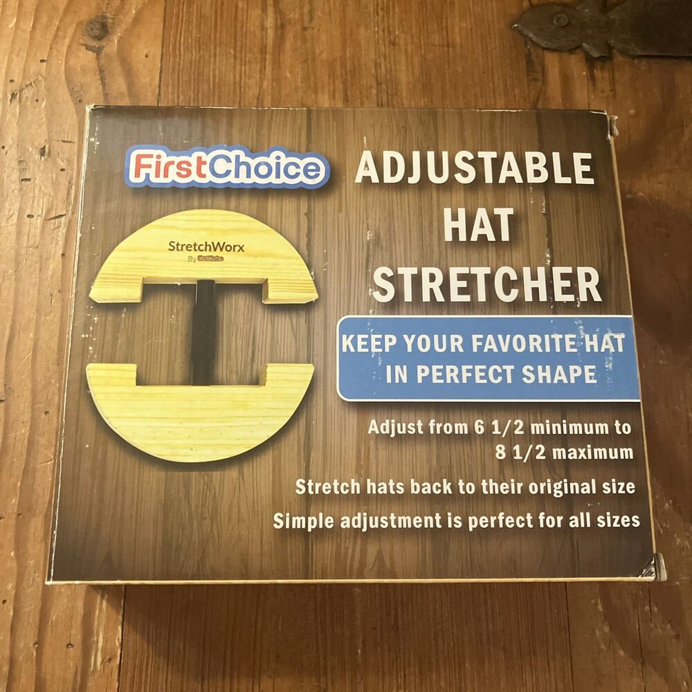 FirstChoice Adjustable Hat Stretcher Stretchworx 6 1/2” To 8 1/2”